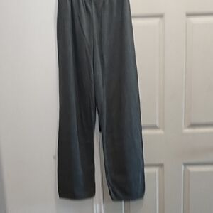 Gray Wide-Leg Pants